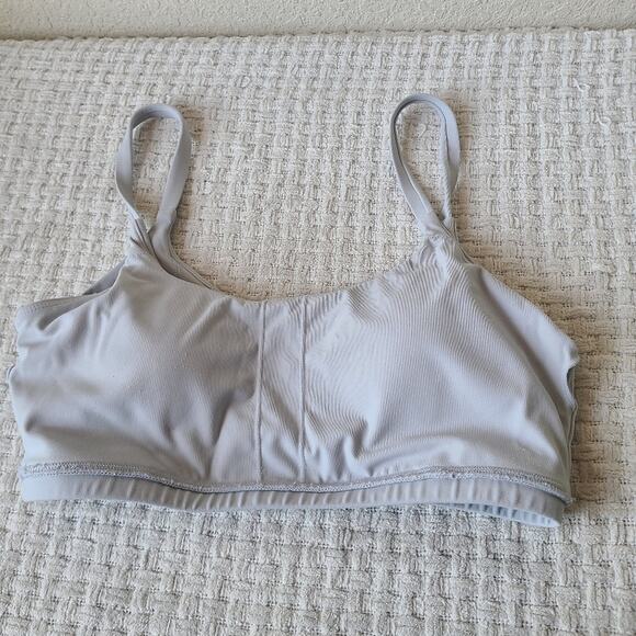 Buffbunny Gray Sports Bra Women's Size L - Picture 3 of 7